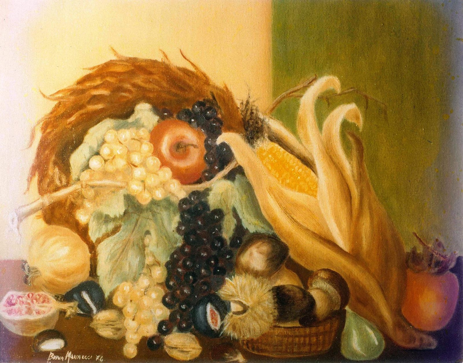 Natura morta — Olio su tela